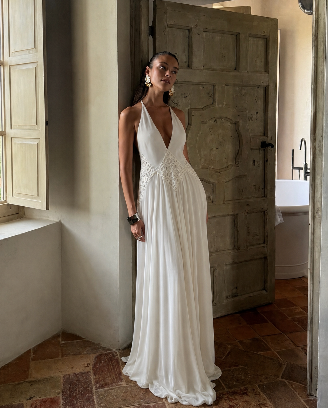 Olivia Backless Maxi Dress