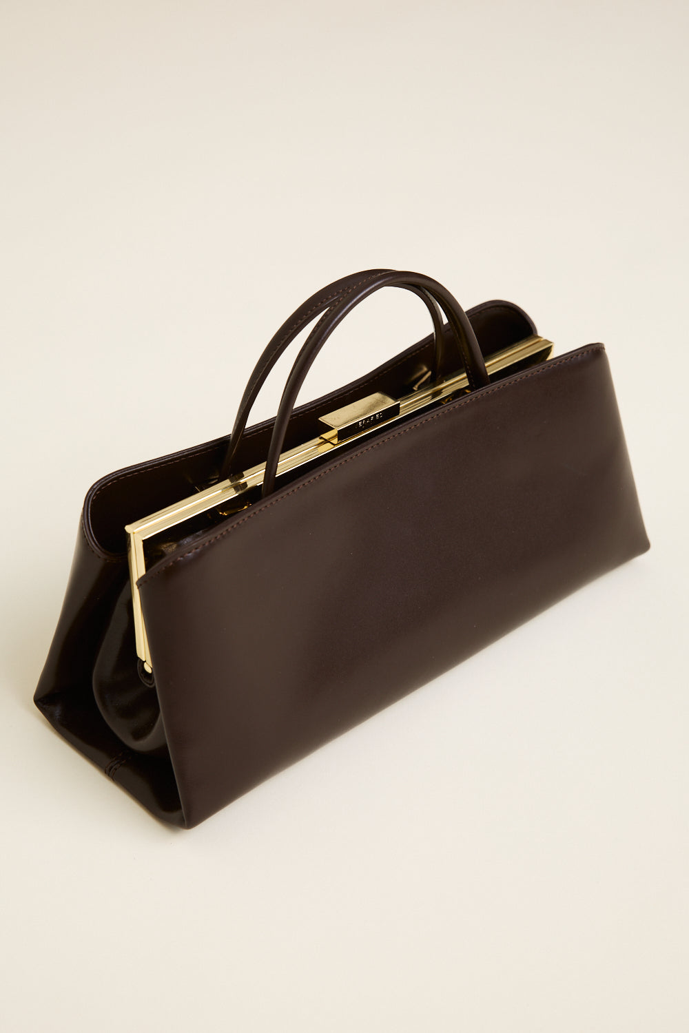 Chocolate Éclair Premium Calf Leather Handbag