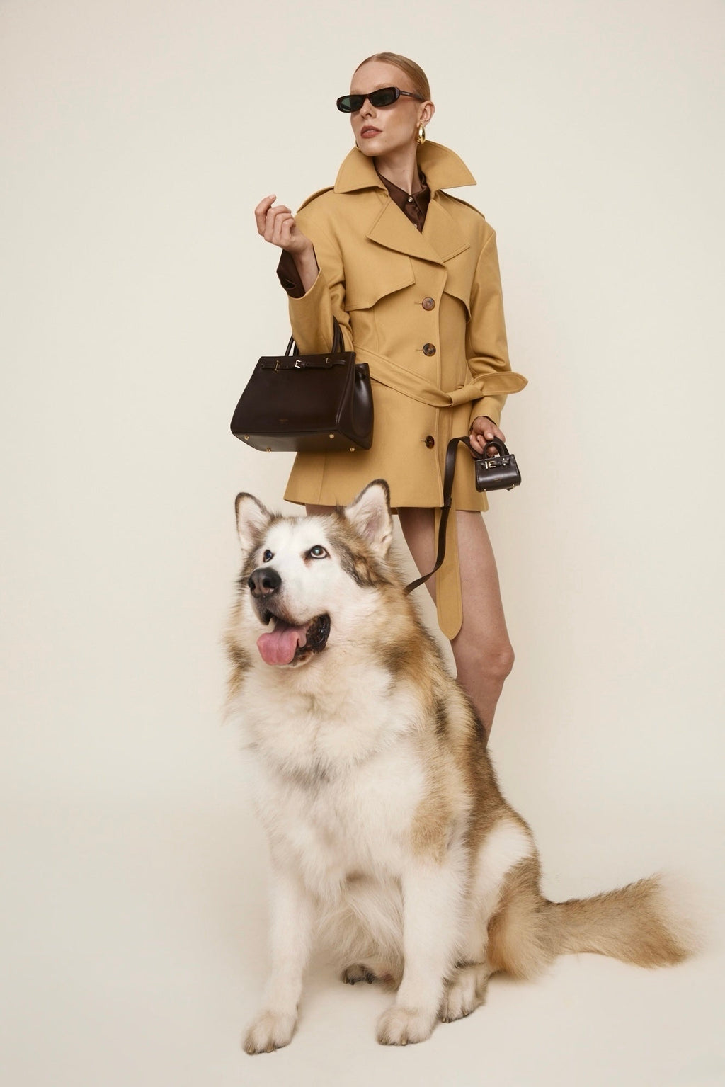 Chocolate Leather Book Tote Bag 25