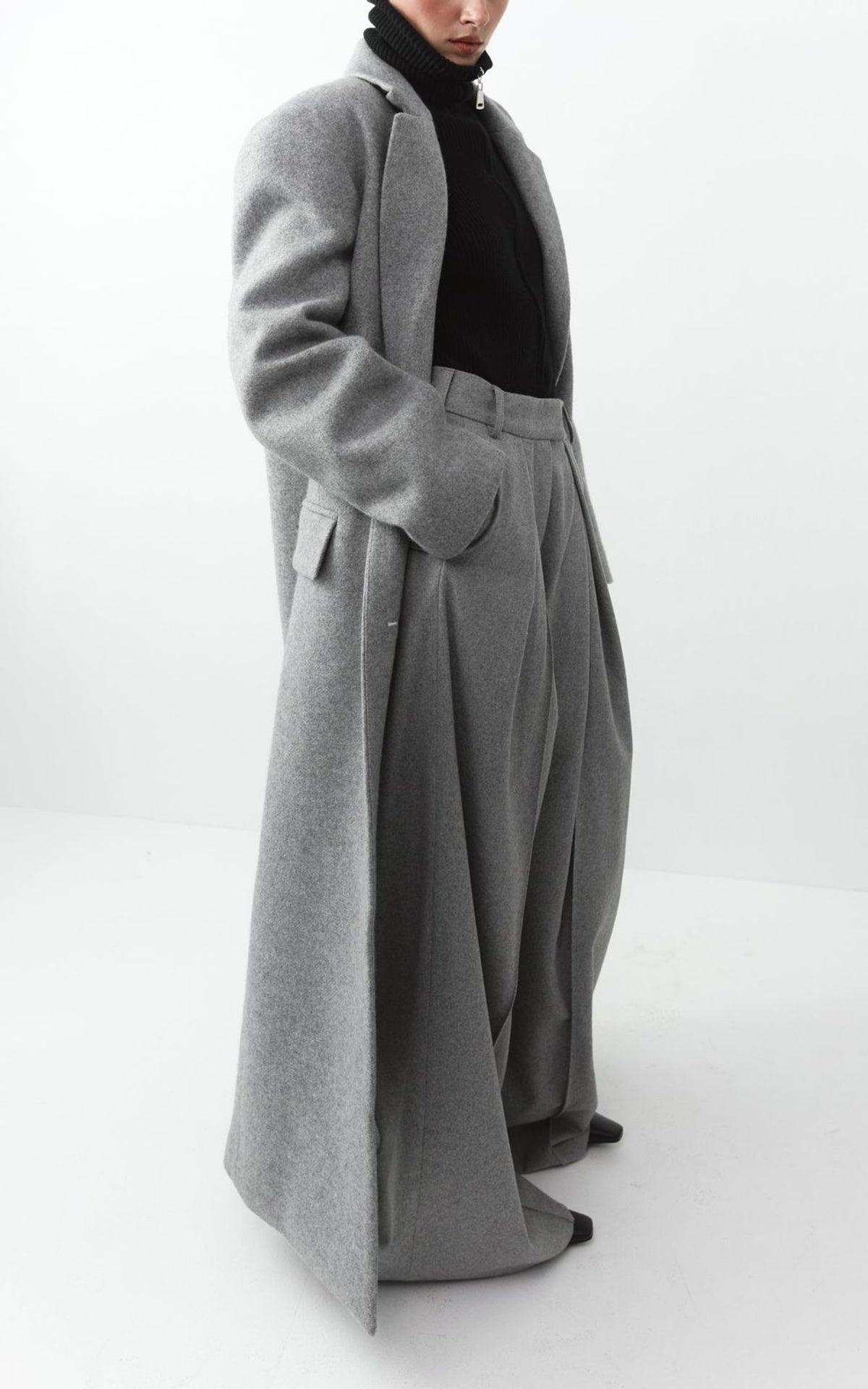 Woollen Single-Breast Coat GIGI