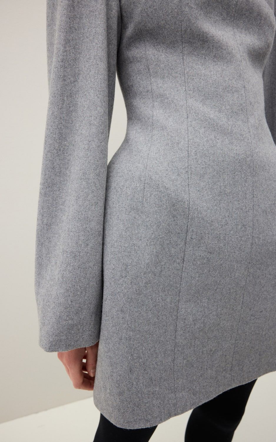 RENEE Fitted Mini Dress with Shoulder Pads