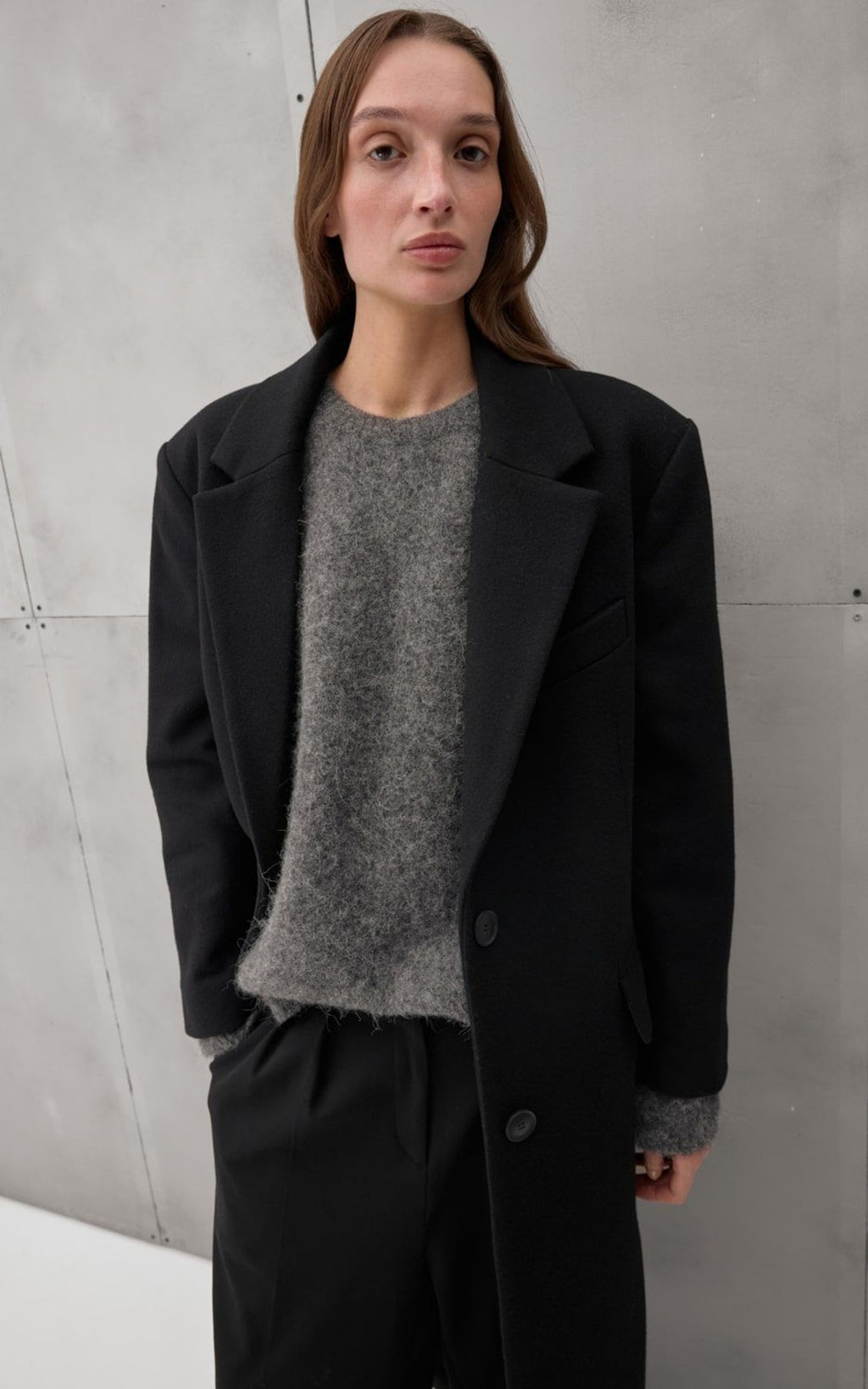 Woollen Single-Breast Coat GIGI