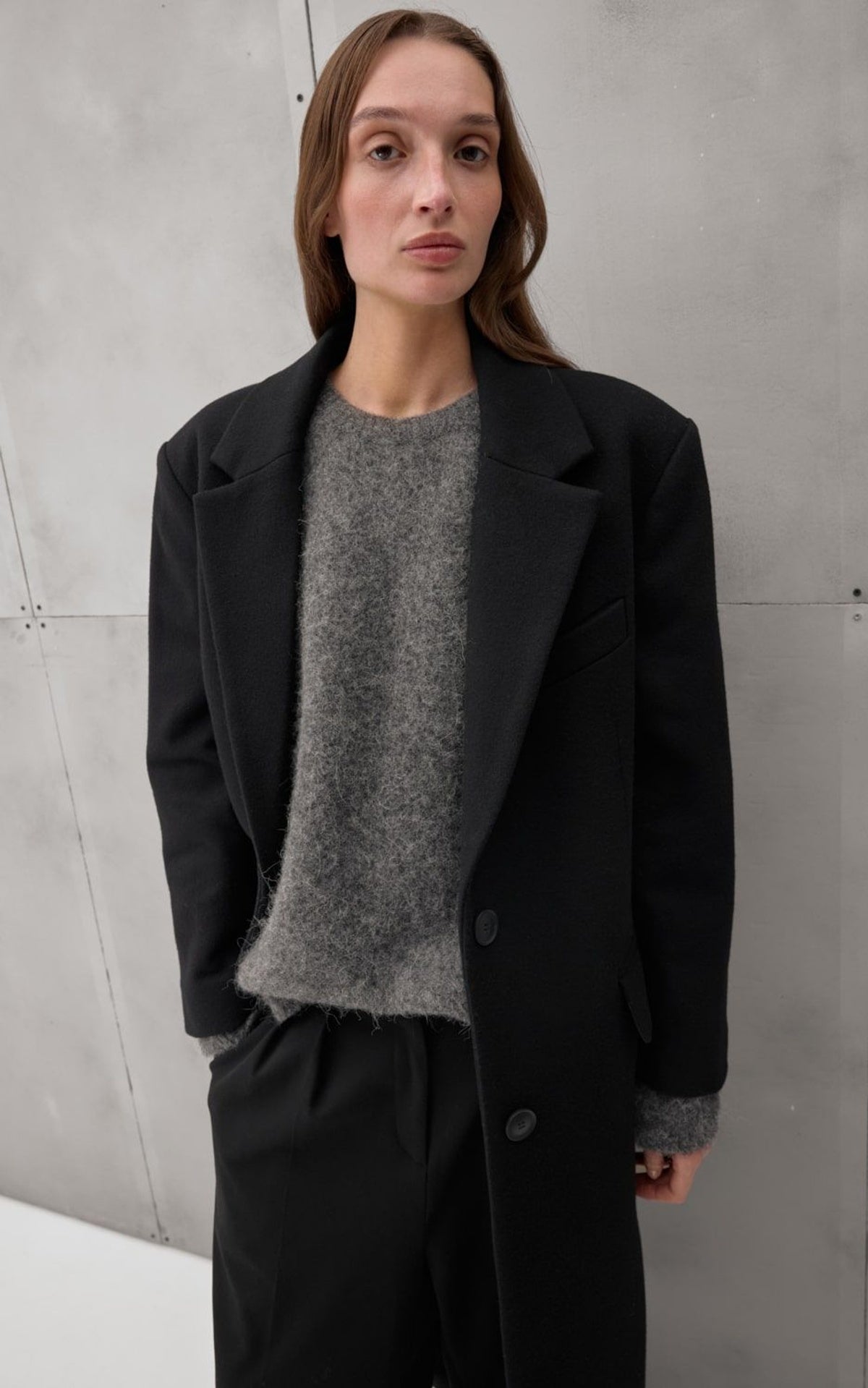 Woollen Single-Breast Coat GIGI