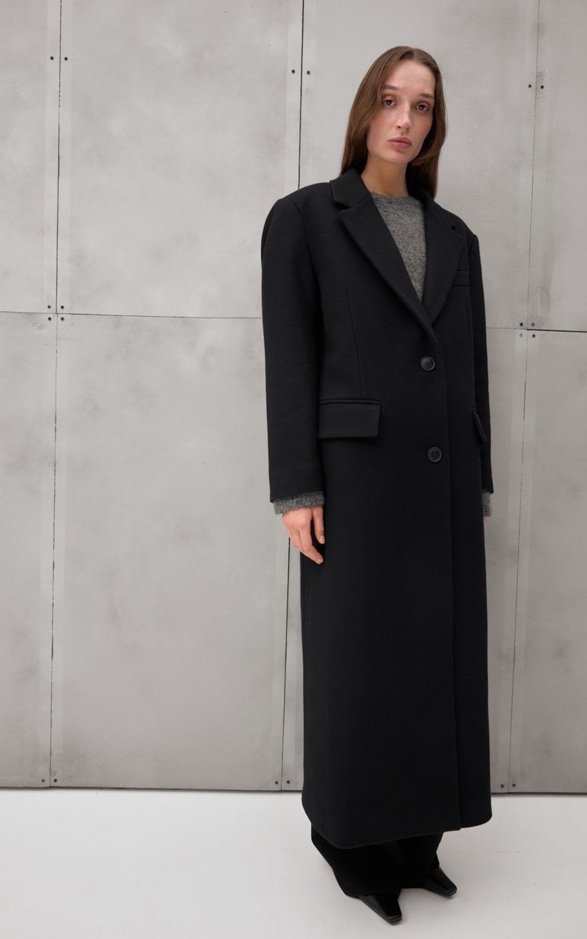 Woollen Single-Breast Coat GIGI