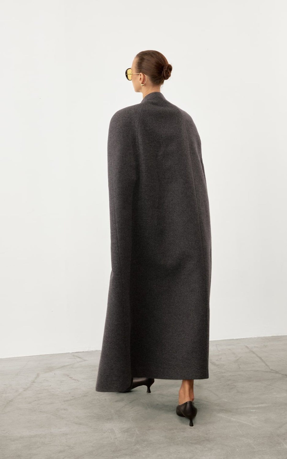 SOLANA Wool Cape Coat