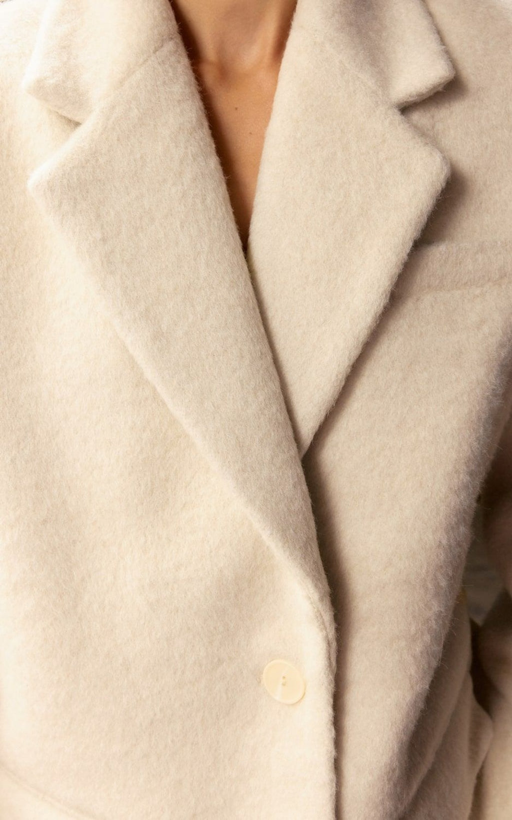 ALMA Jacket in Textured Wool Fabric