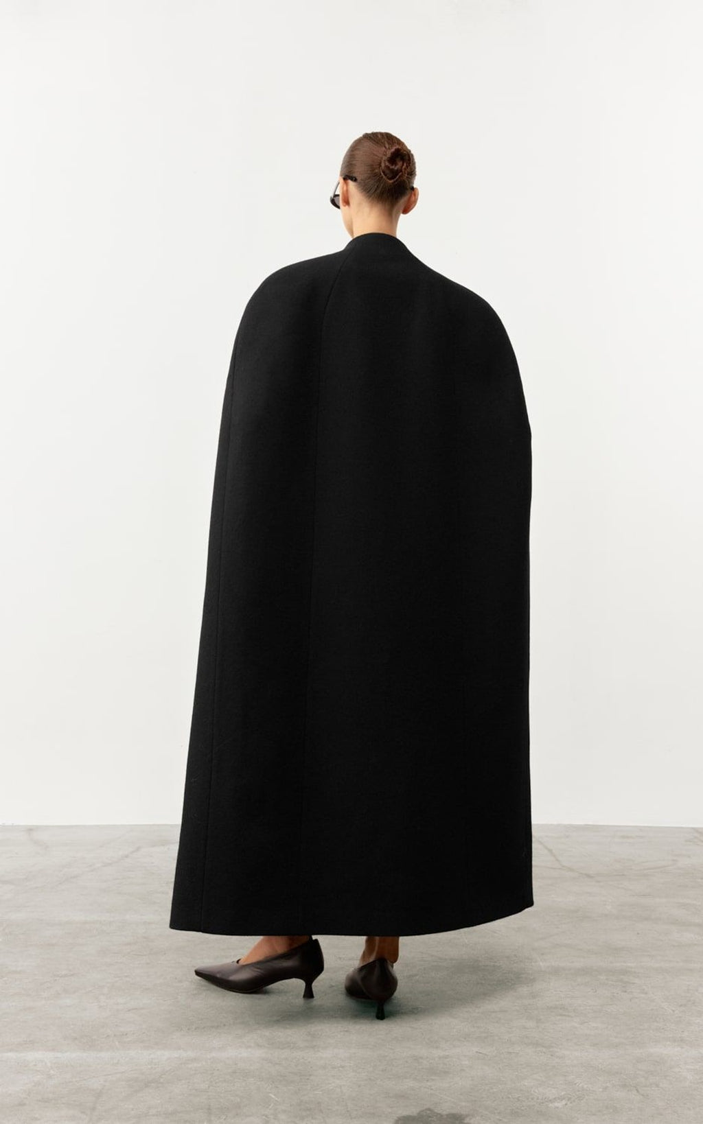 SOLANA Wool Cape Coat
