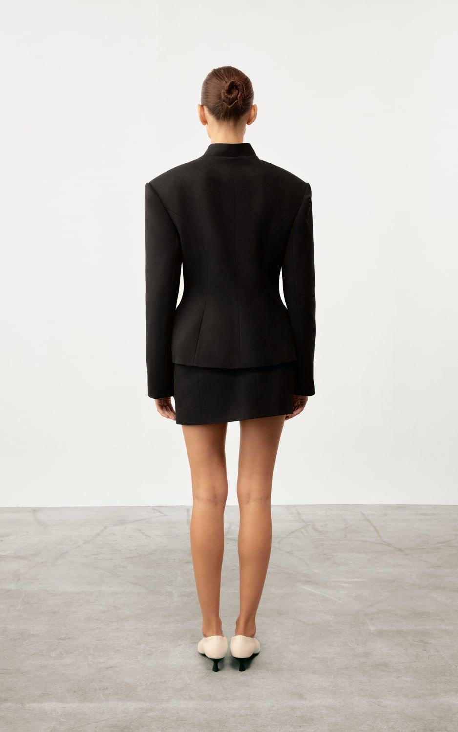 SIA Collarless Fitted Blazer