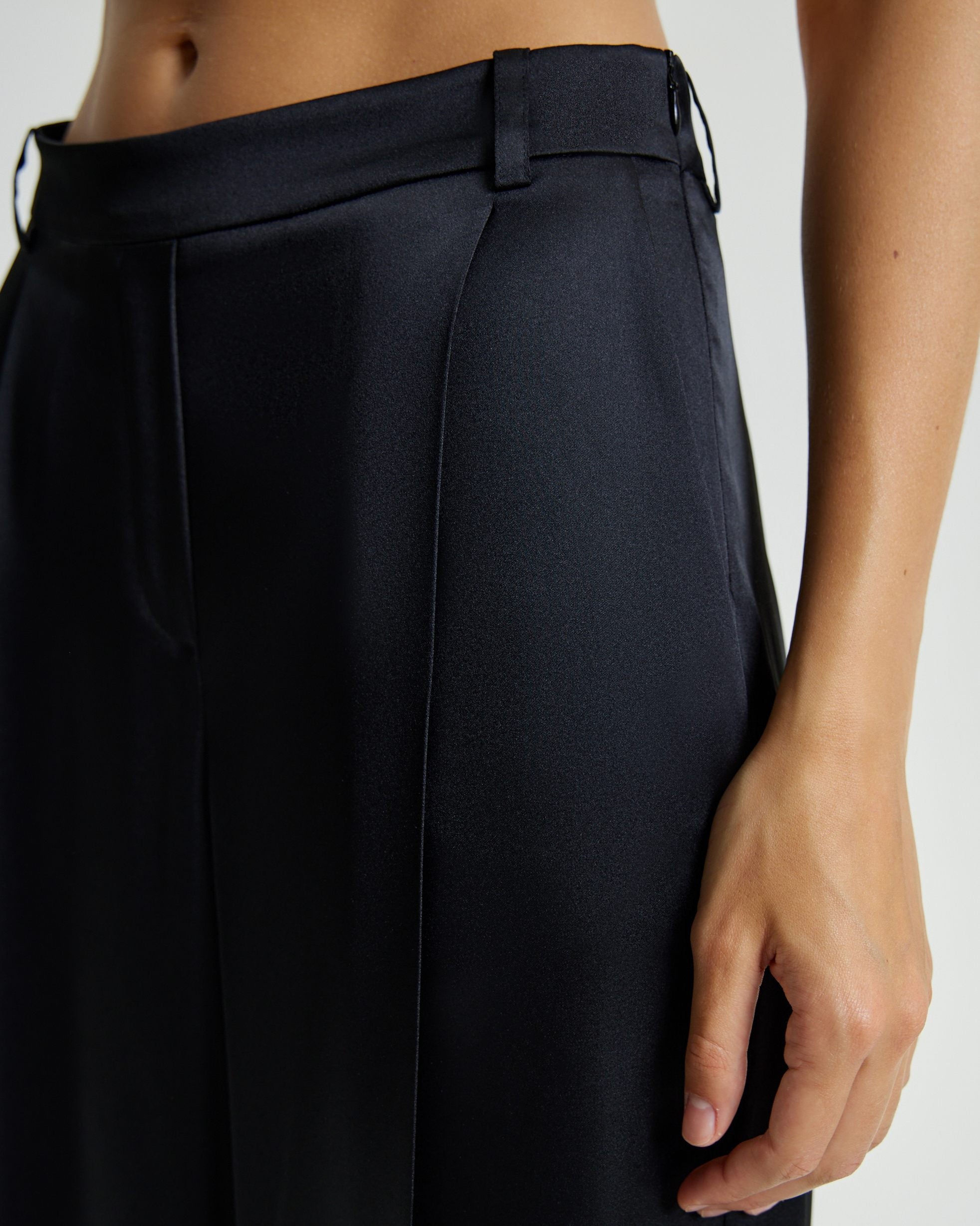 Брюки палаццо из струящейся ткани_3