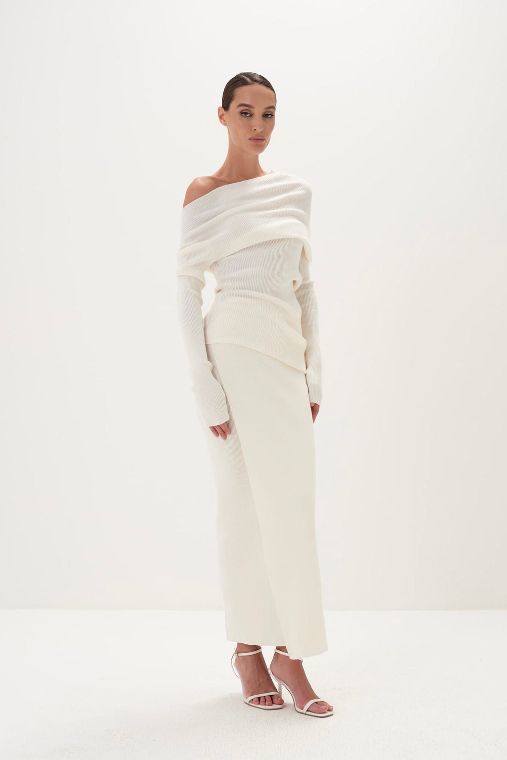 Avani Top & Skirt Set in Modal Knit