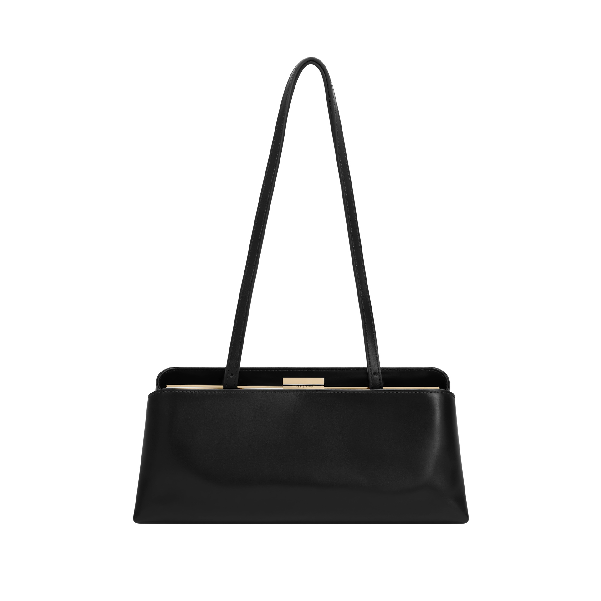 Gold Noir Éclair Premium Calf Leather Bag