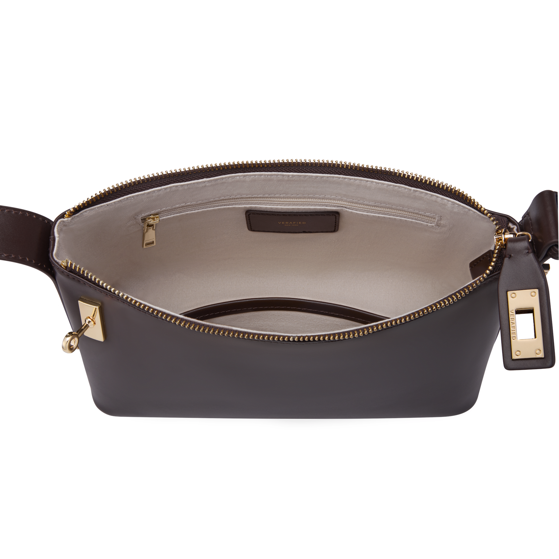 Gold Chocolate Hobo Bag