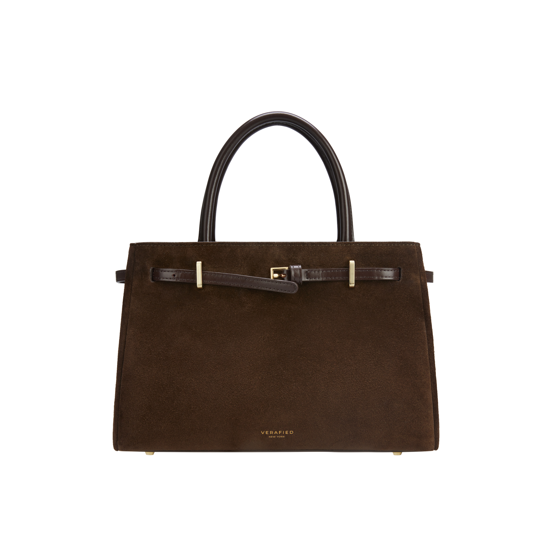 Espresso Suede Book Tote Bag 25