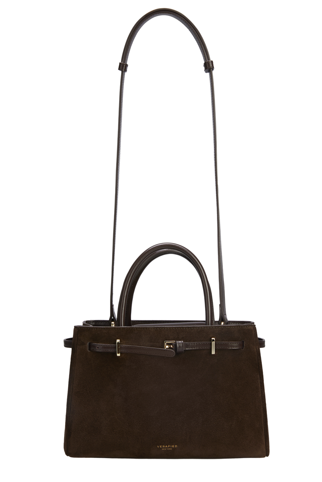 Espresso Suede Book Tote Bag 25