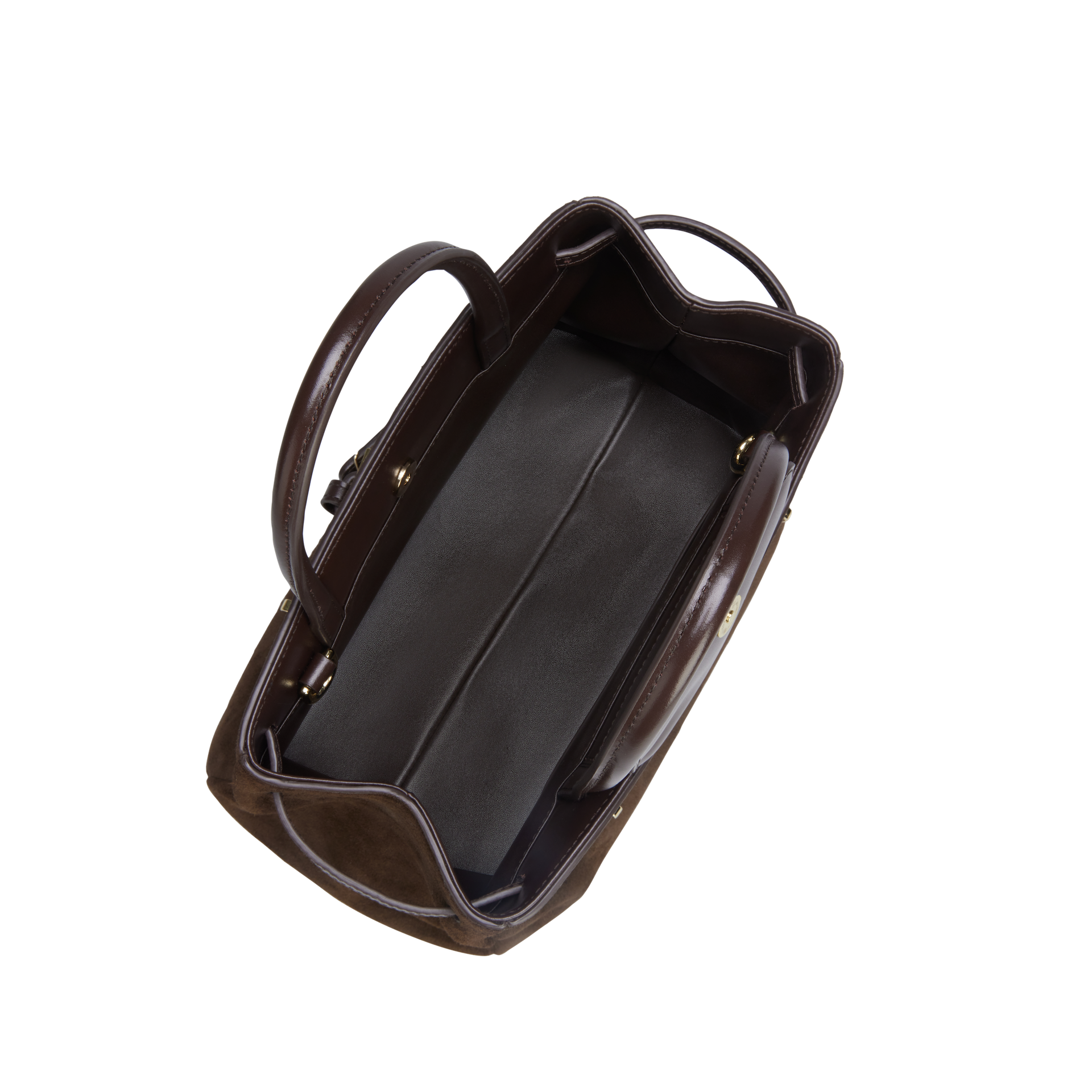 Espresso Suede Book Tote Bag 25