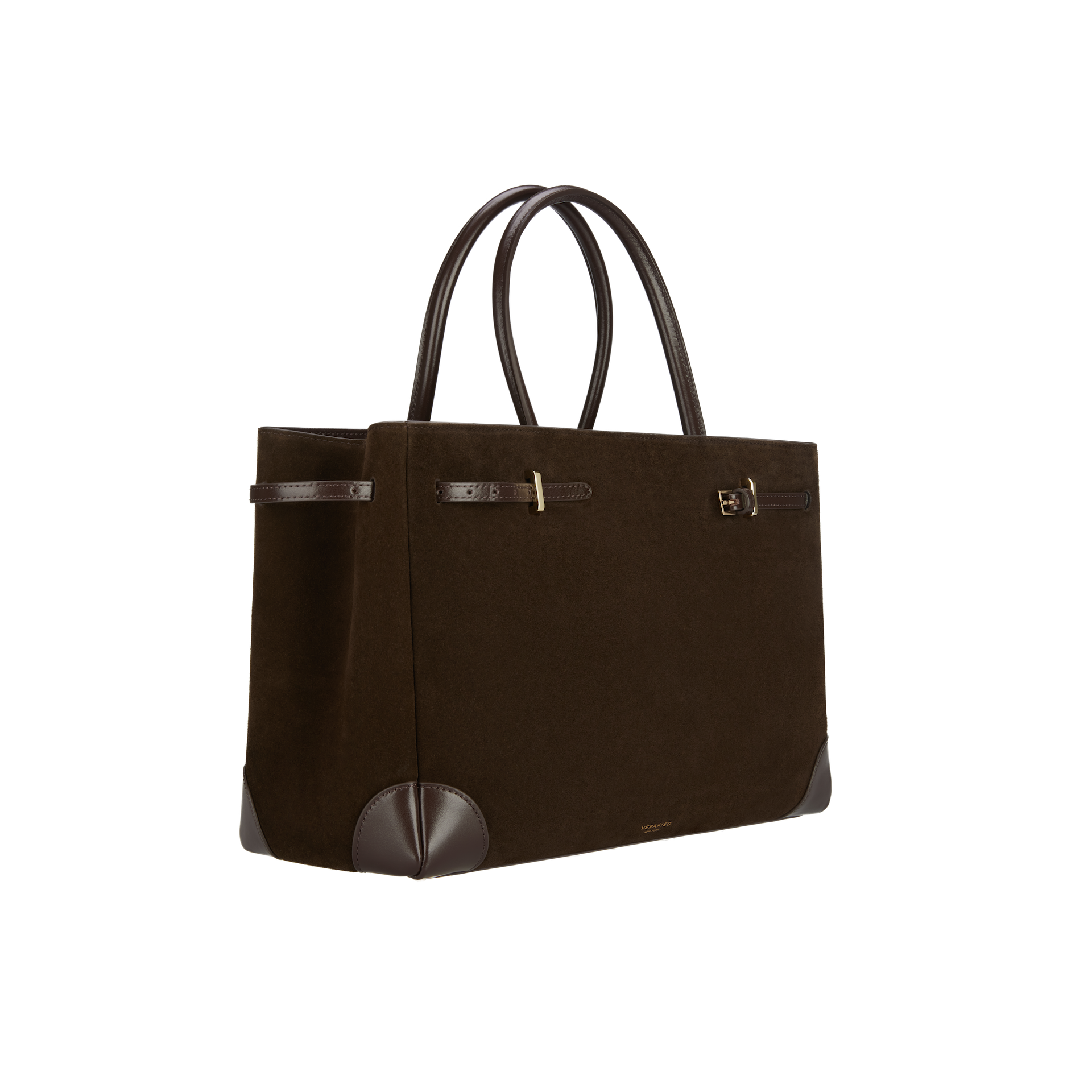 Espresso Suede Book Tote Bag 33