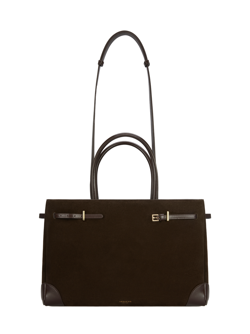 Espresso Suede Book Tote Bag 33