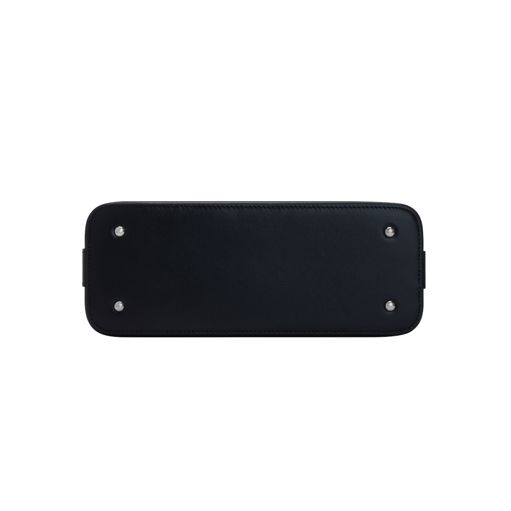 Silver Black Hobo Bag