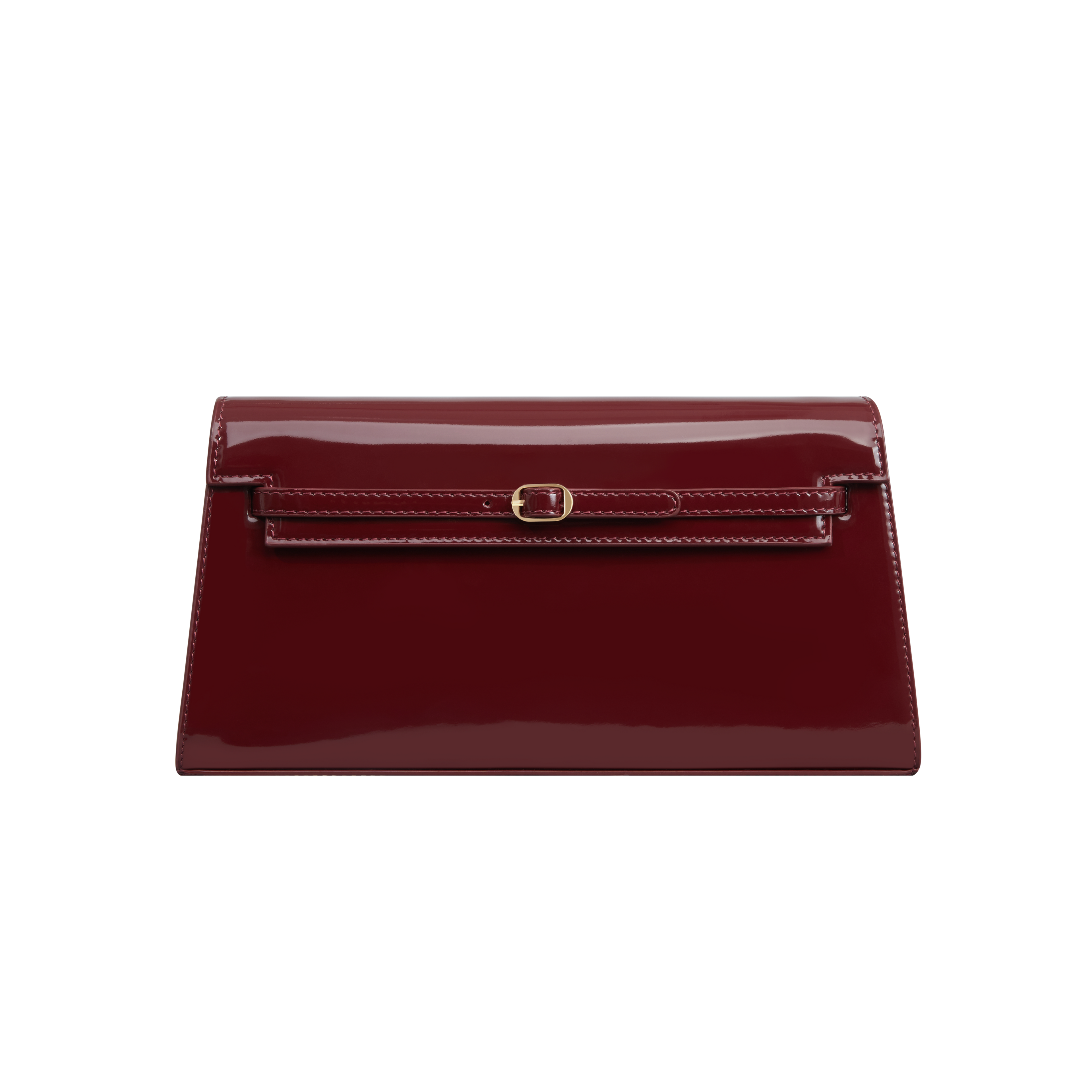 Patent Dark Cherry Shoulder Bag