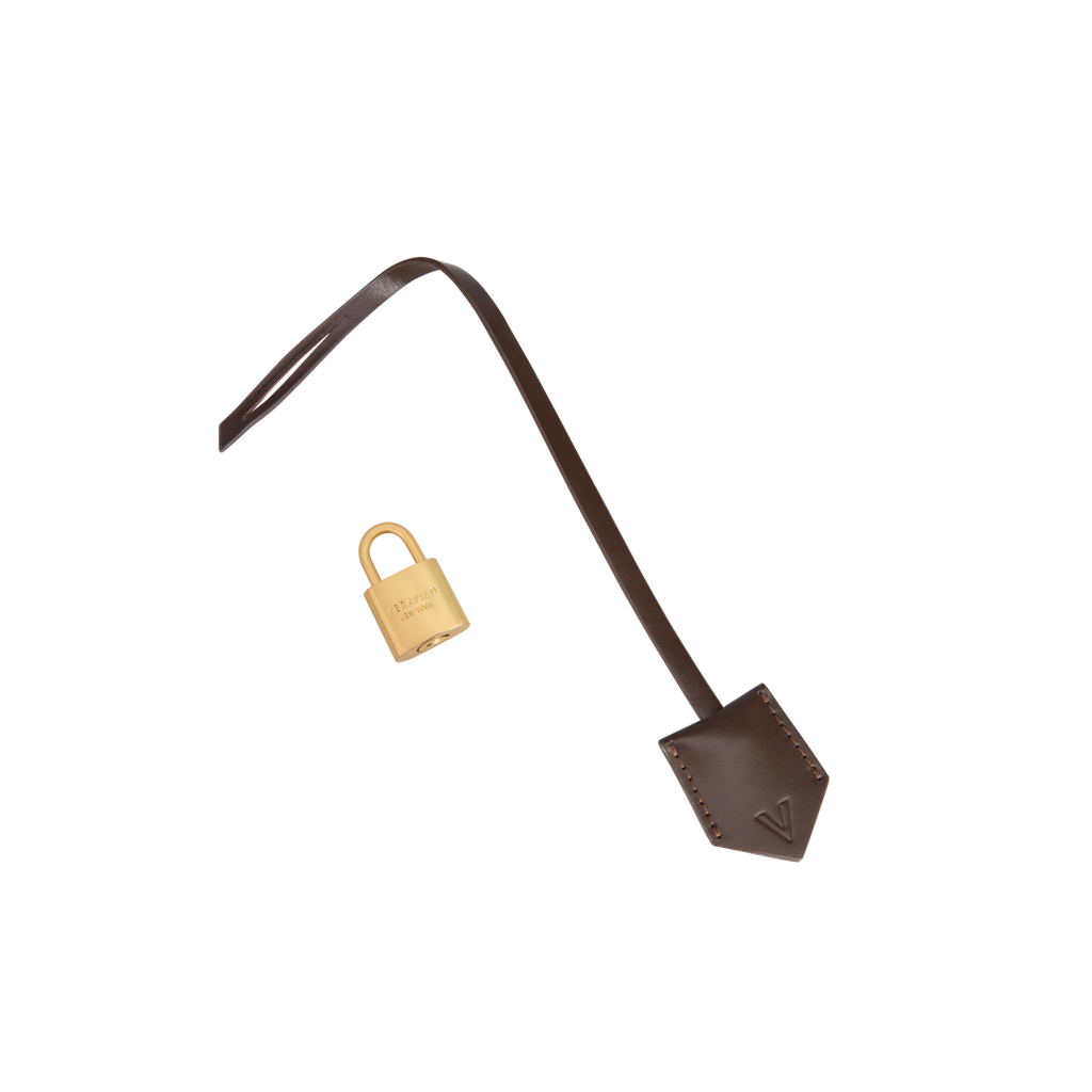 Gold Espresso Suede Hobo Bag