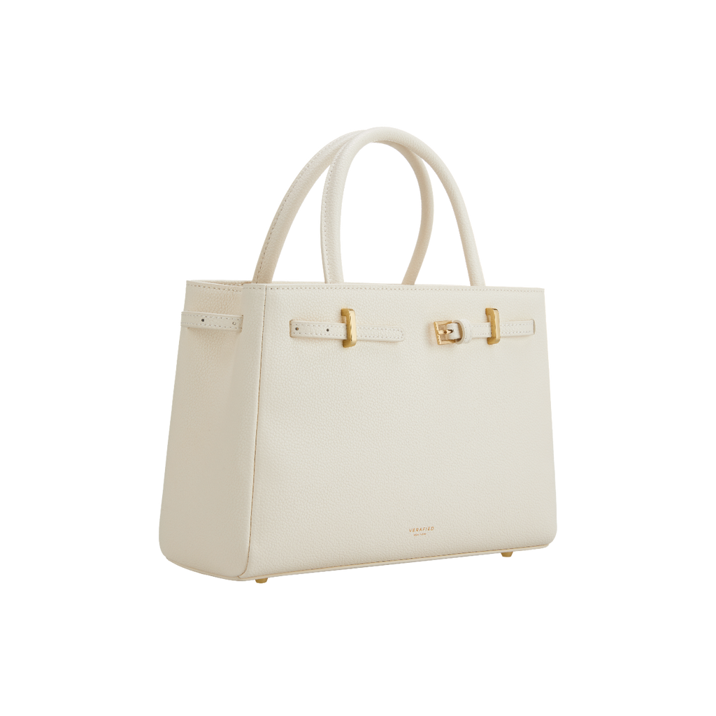 Ivory Togo Book Tote Bag 25
