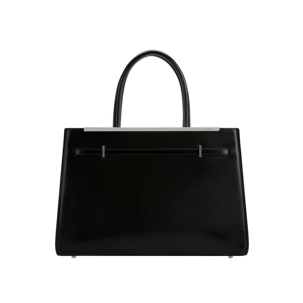 Noir Leather Book Tote Bag 33