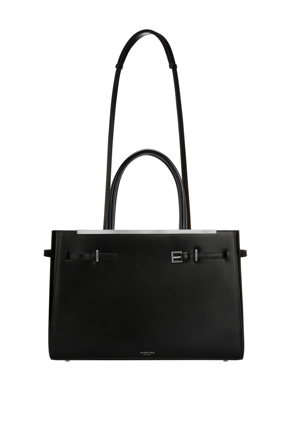 Noir Leather Book Tote Bag 33