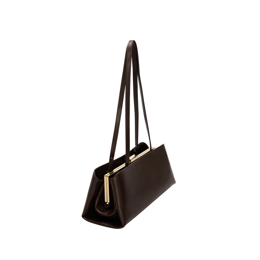 Chocolate Éclair Premium Calf Leather Handbag