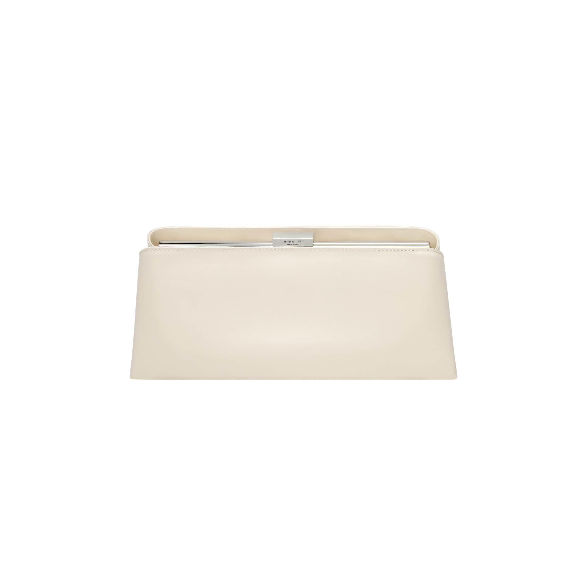 Silver Ivory Éclair Premium Calf Leather Bag