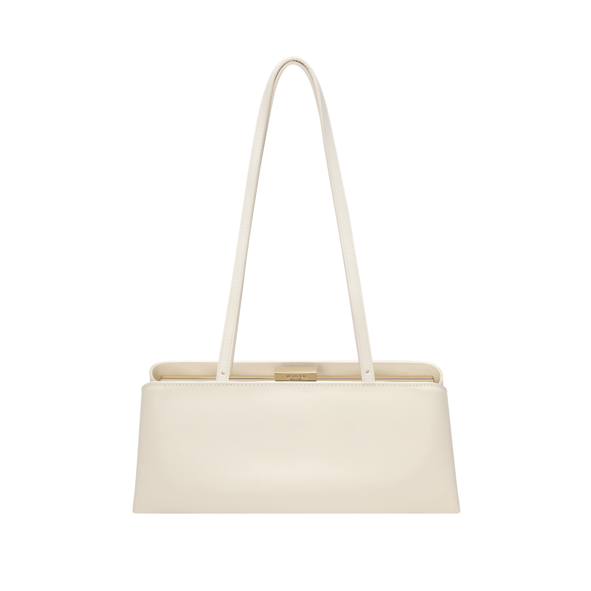 Gold Ivory Éclair Premium Calf Leather Bag