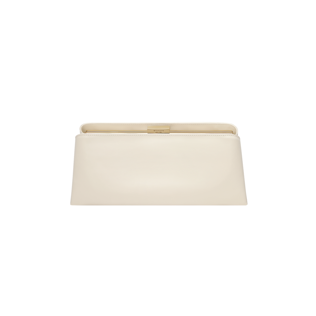 Gold Ivory Éclair Premium Calf Leather Bag