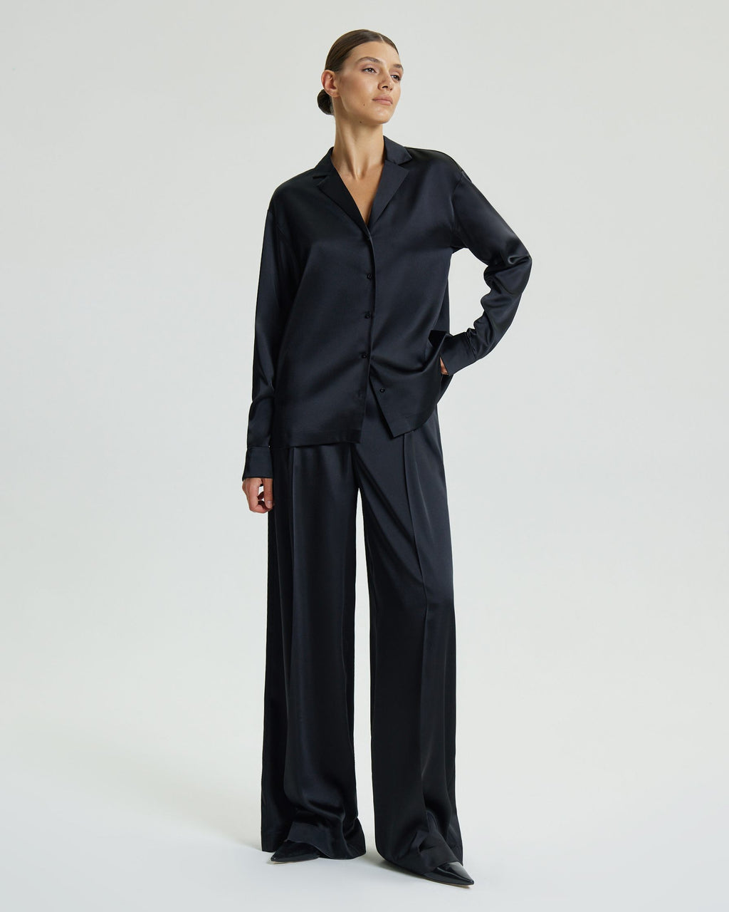 Рубашка из струящейся ткани_6