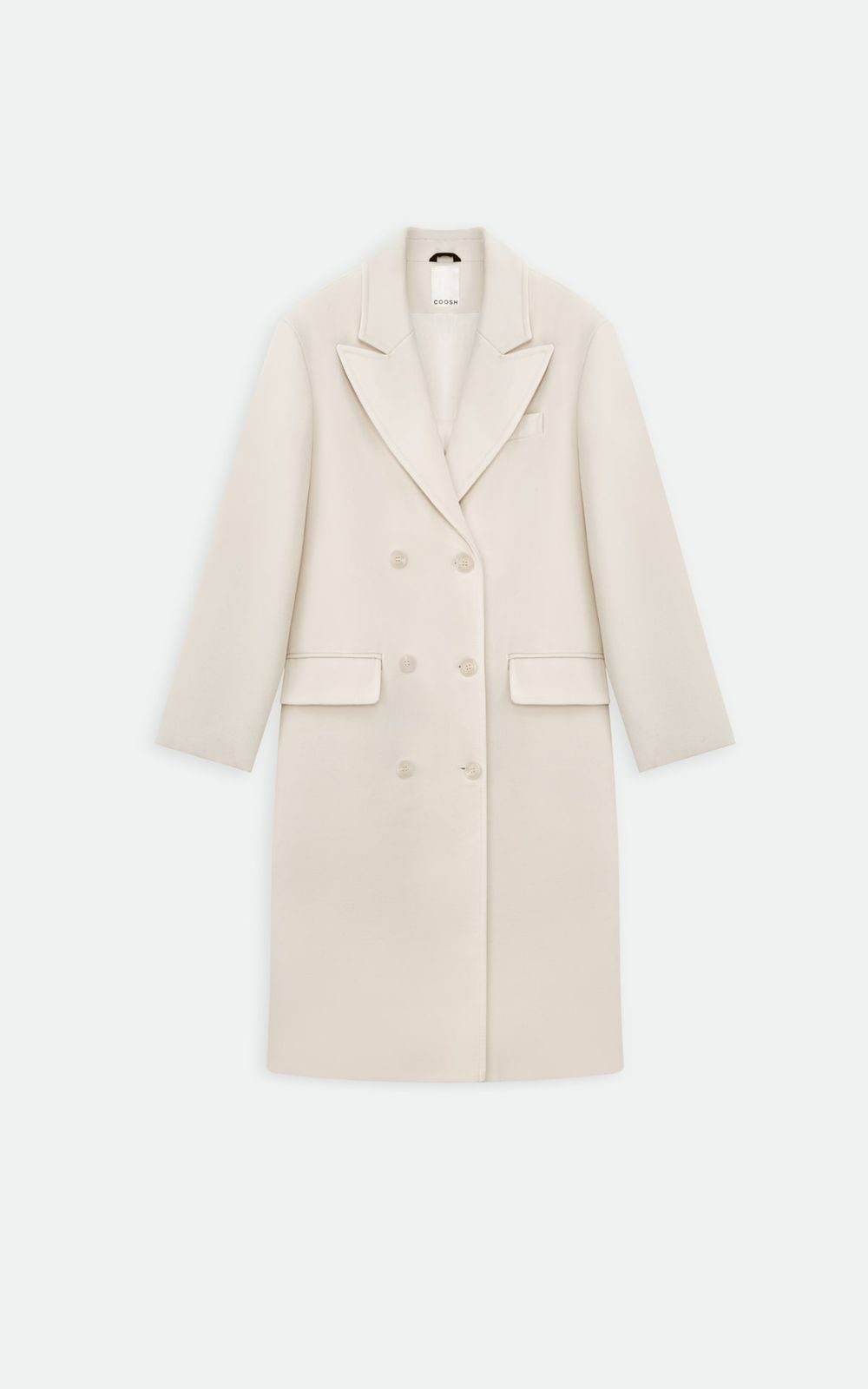 BOYFRIEND’S Coat with Removable Scarf-Cape