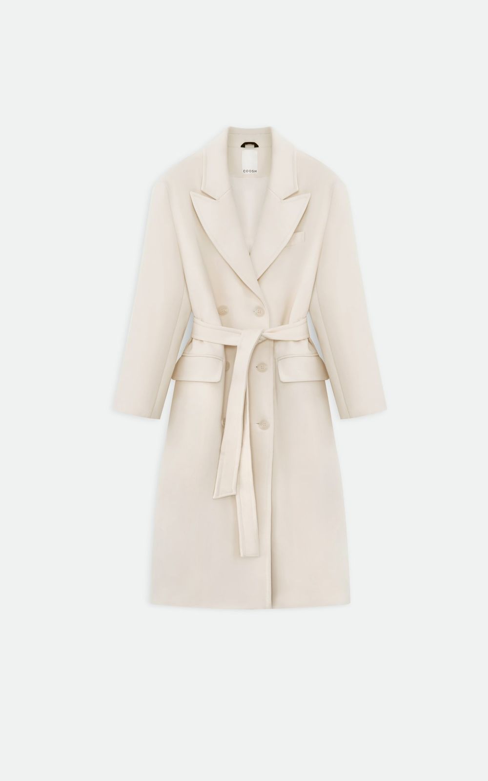 BOYFRIEND’S Coat with Removable Scarf-Cape