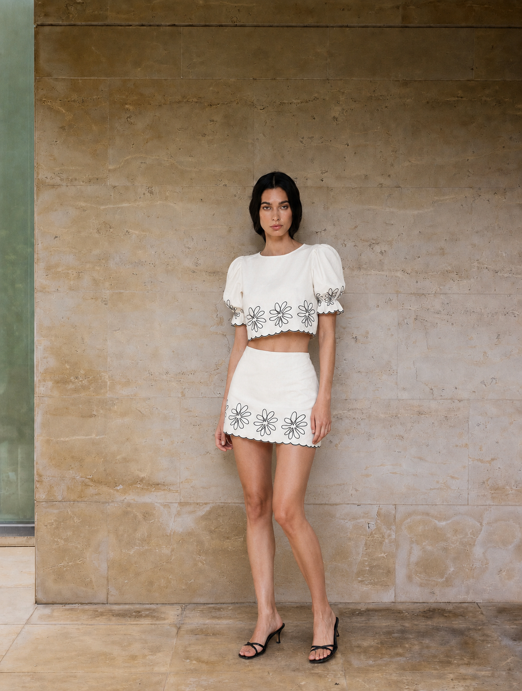 Marcelle Cotton Skirt Set