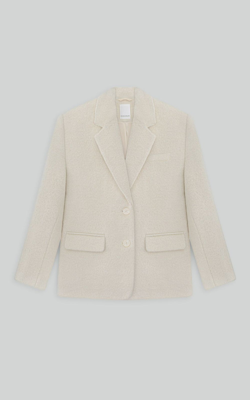 ALMA Jacket in Textured Wool Fabric