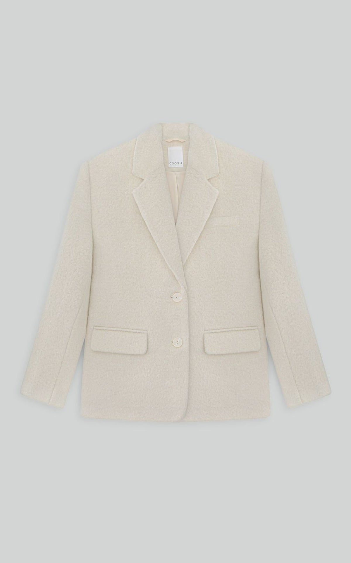ALMA Jacket in Textured Wool Fabric