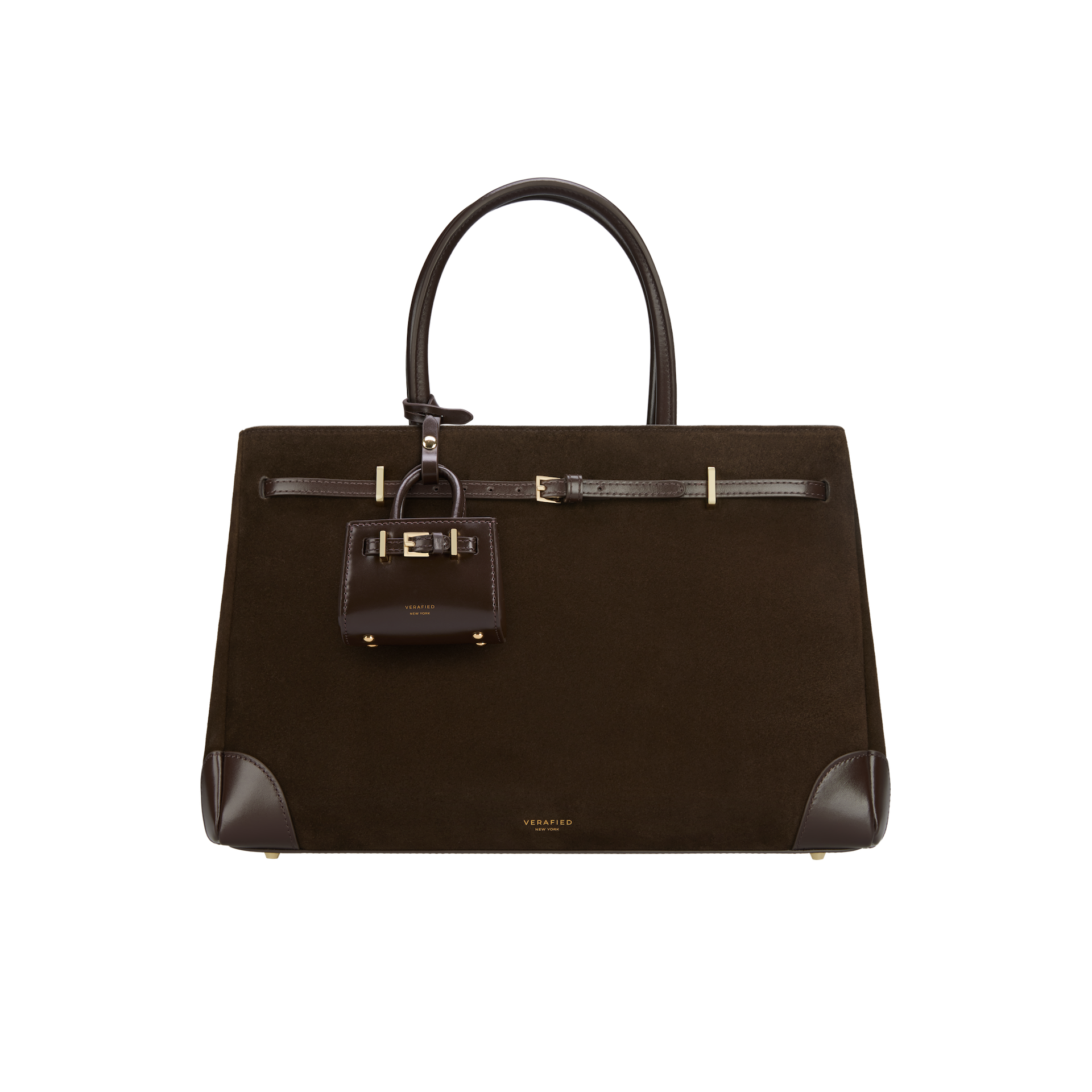 Espresso Suede Book Tote Bag 33