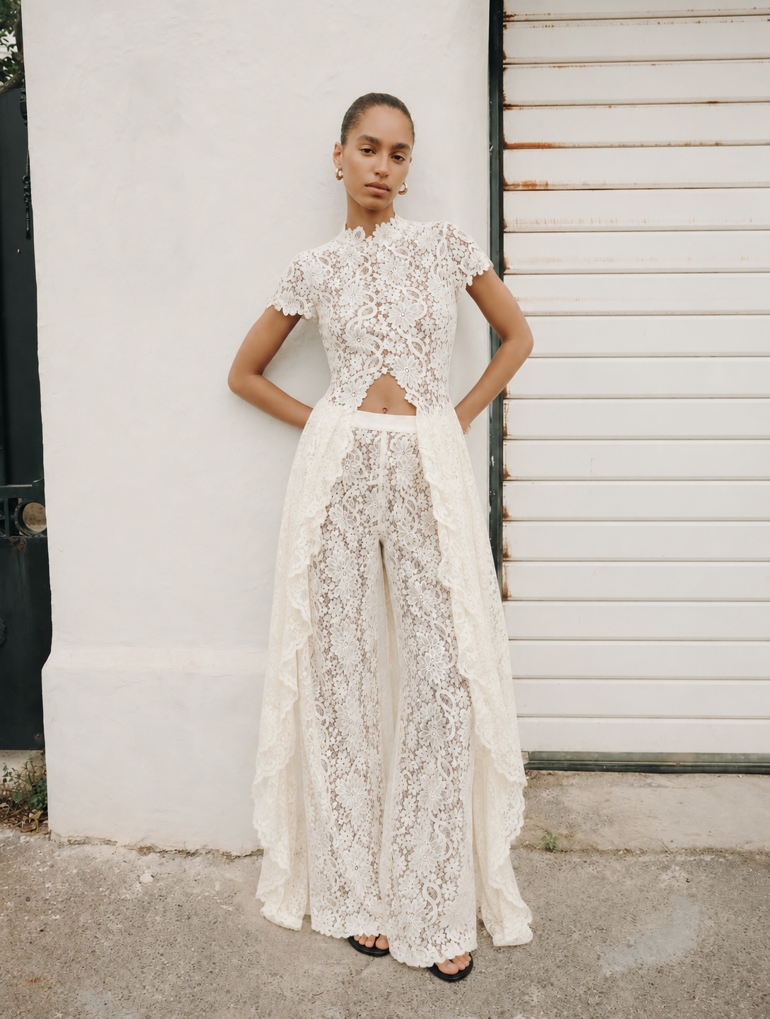 Loana Lace Top & Pants Set