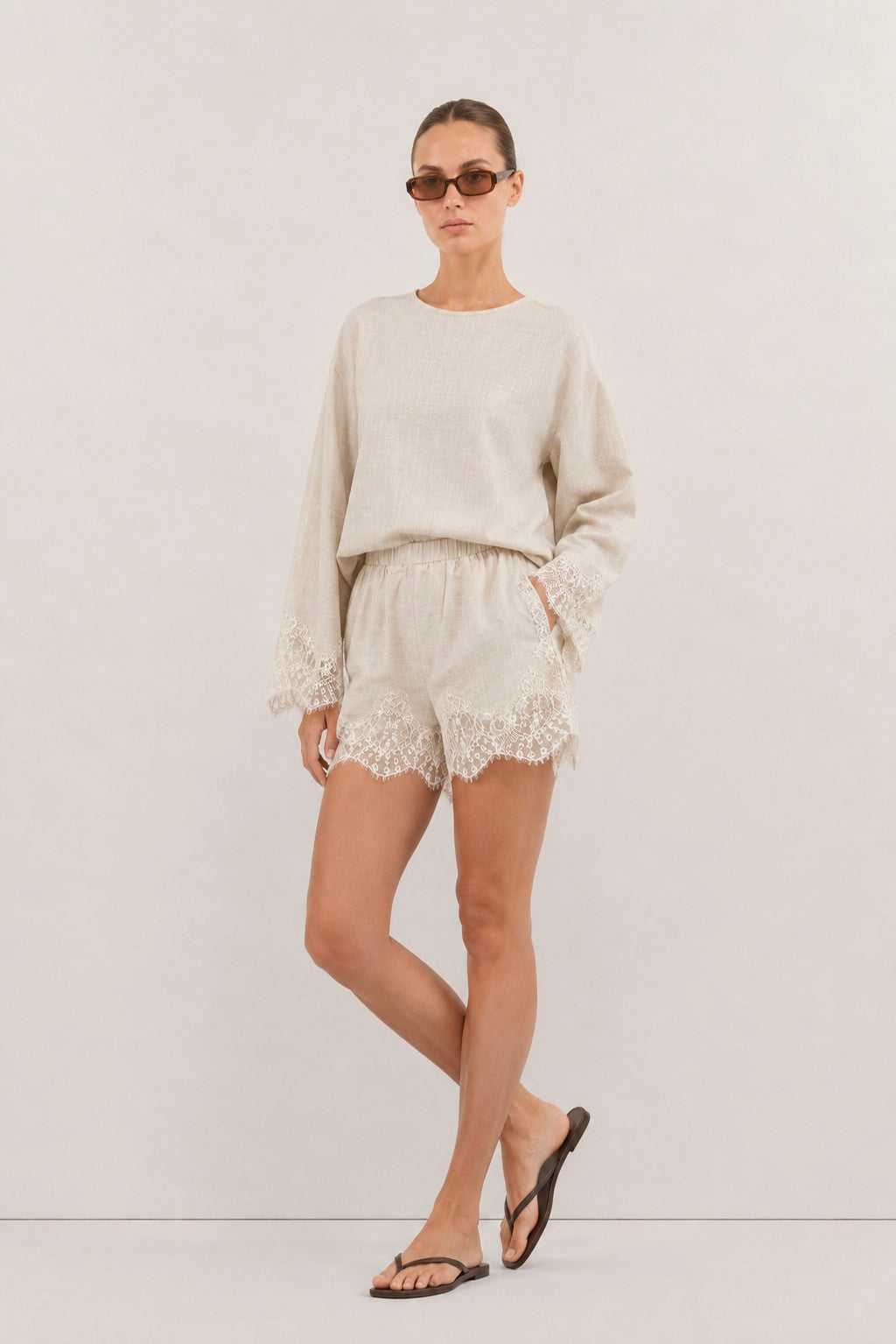 Presley Cotton Lace Co-ord Set