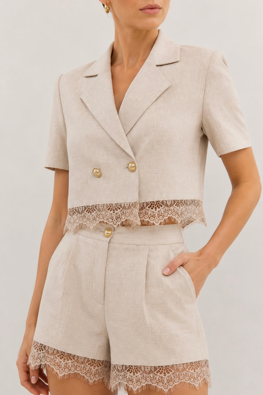 Otis Lace Trim Co-ord Set