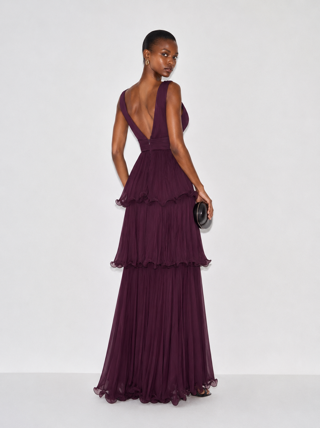 Evelyn Chiffon Maxi Dress