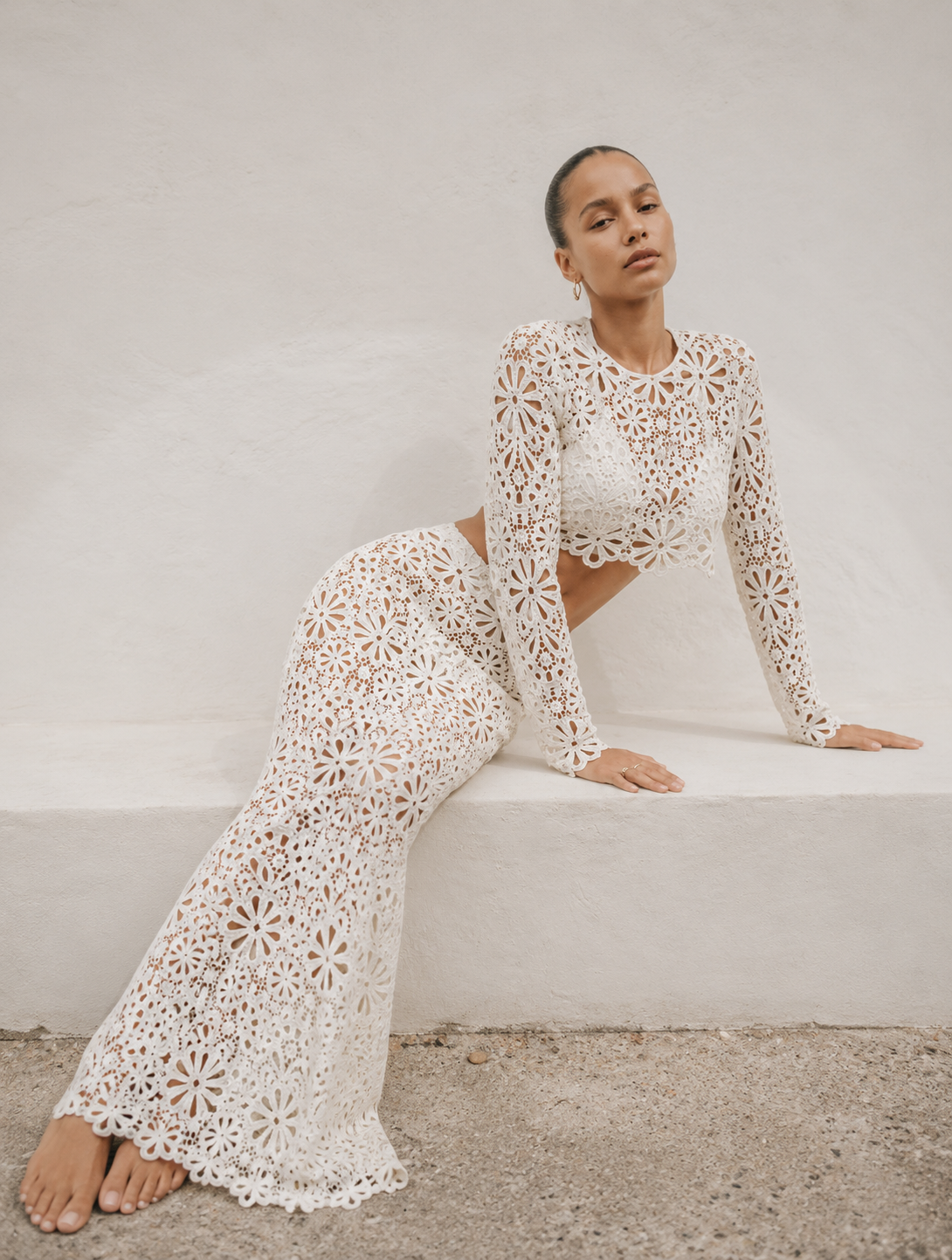 Aimee Floral Lace Co-ord Set