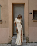 Anaya Lace Maxi Dress - Apricot