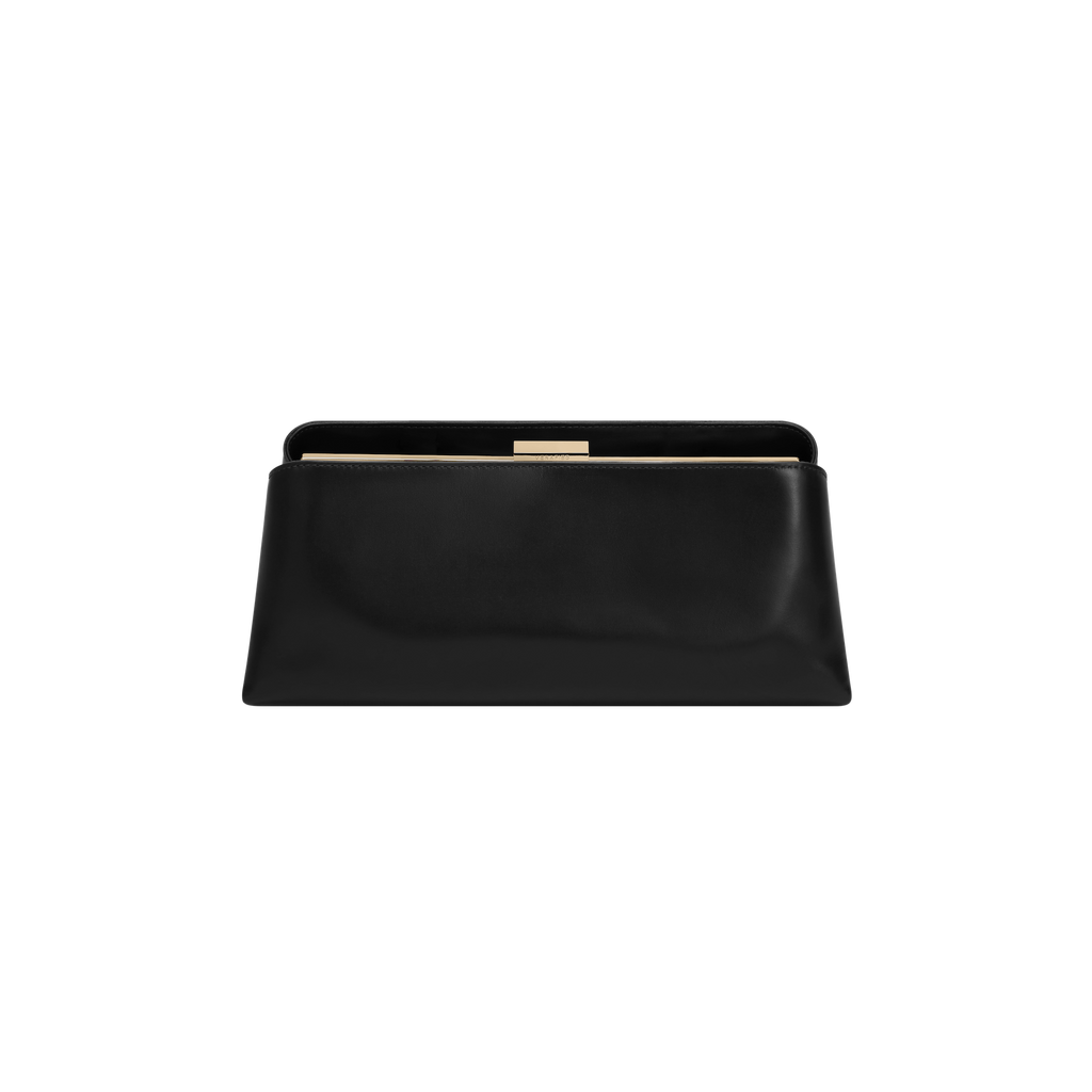 Gold Noir Éclair Premium Calf Leather Bag