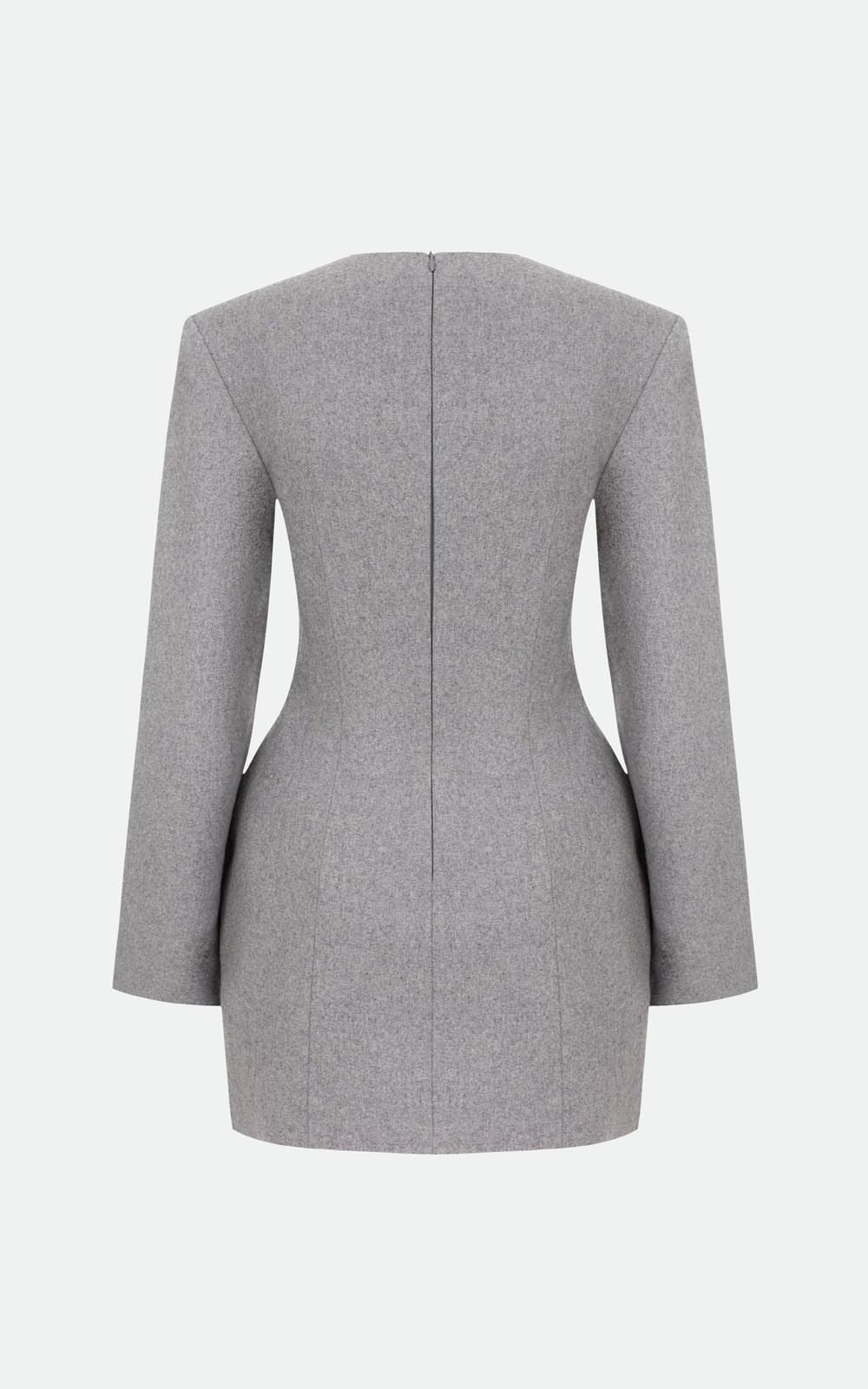 RENEE Fitted Mini Dress with Shoulder Pads