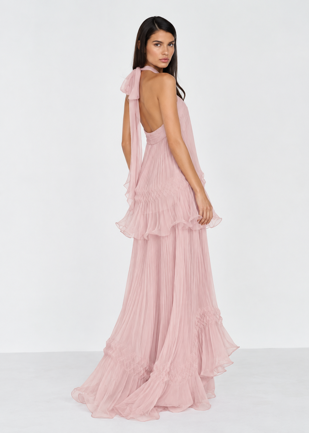Dorathea Pleated Maxi Dress