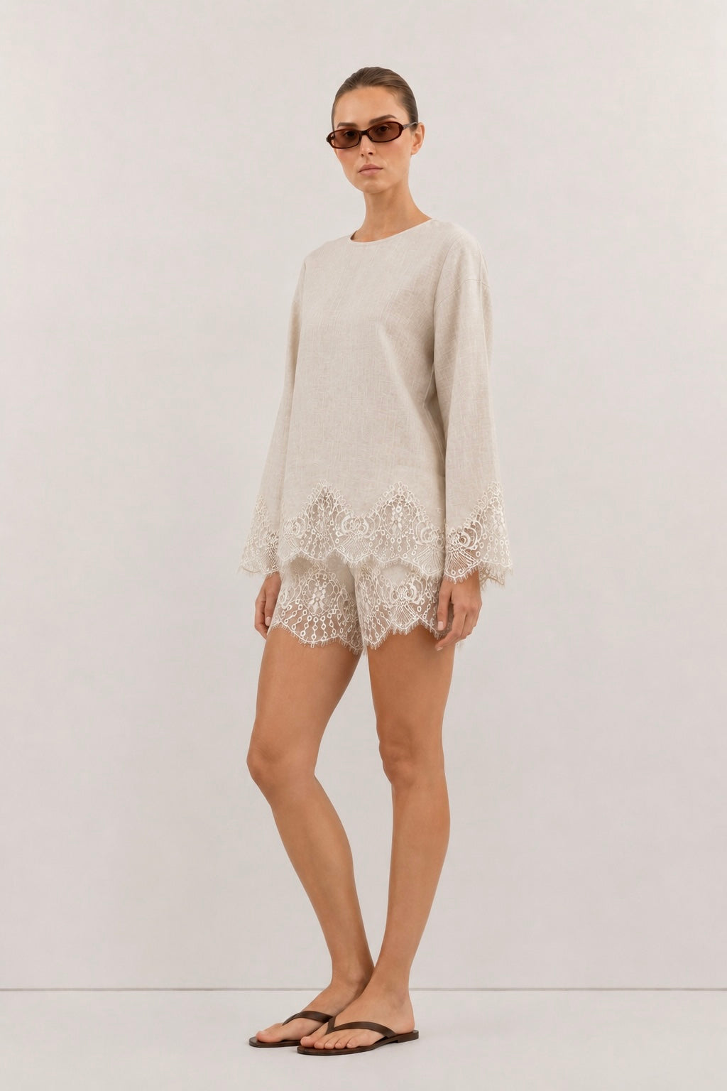 Presley Cotton Lace Co-ord Set
