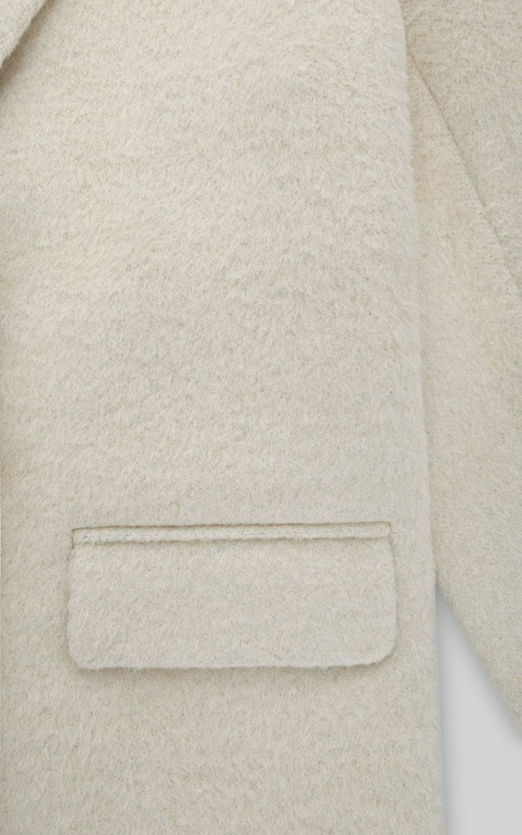 ALMA Jacket in Textured Wool Fabric