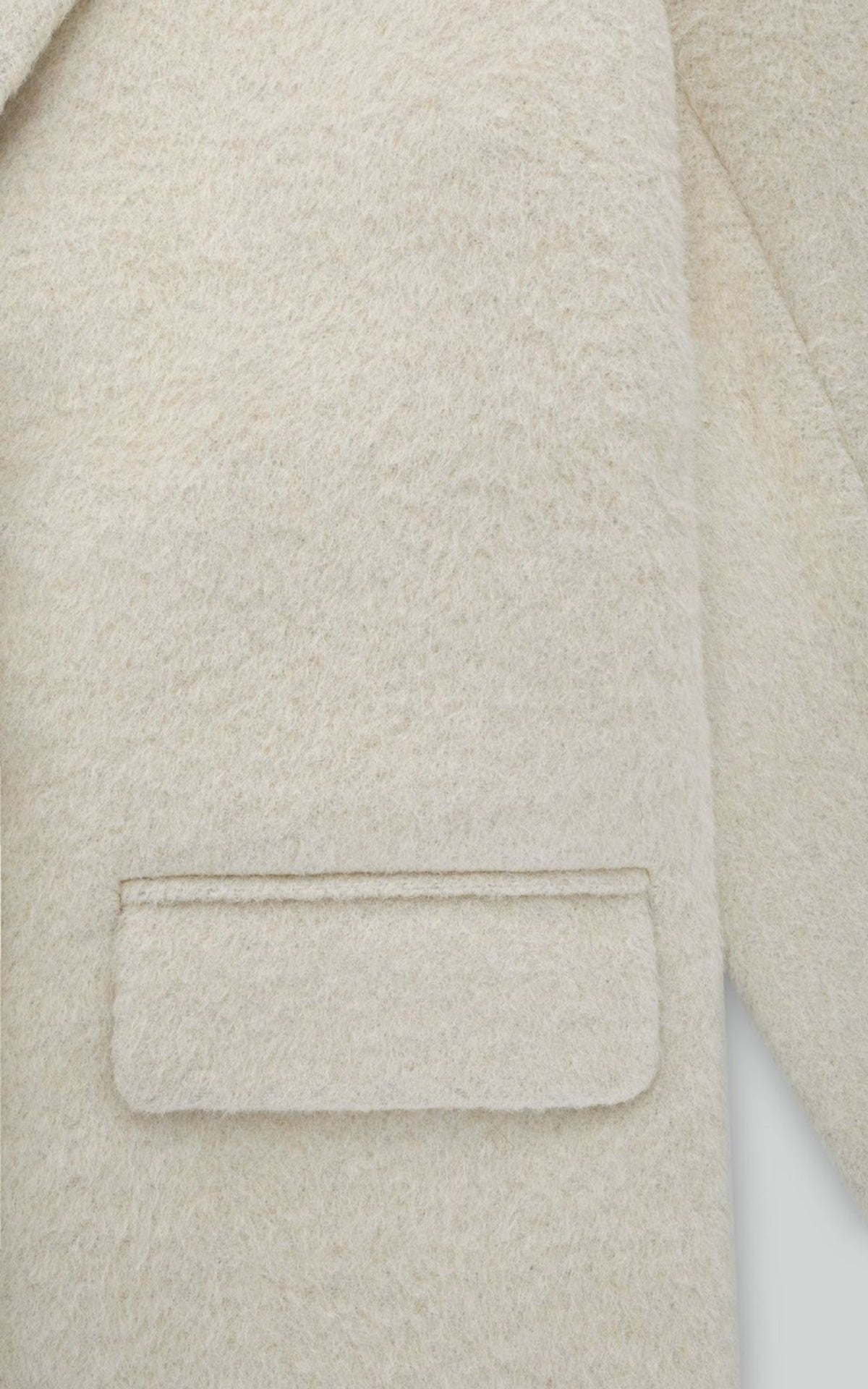 ALMA Jacket in Textured Wool Fabric